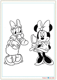 Portal A E Colorir Disney Mickey Minnie Amigos Minnie E Margarida P Clique no desenho desejado para ampliar. portal a e