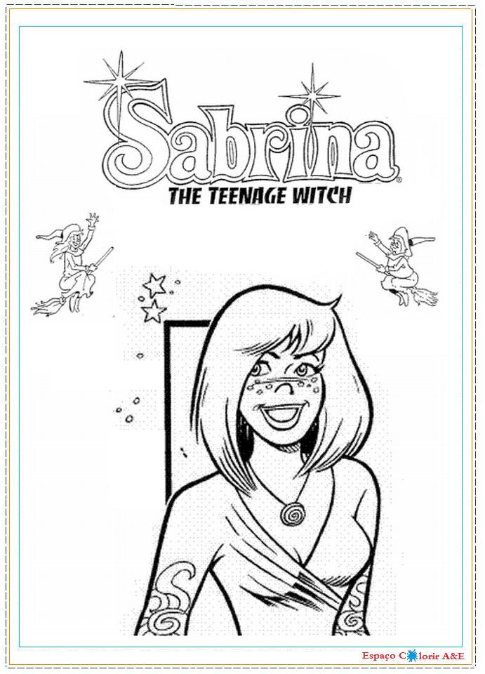 sabrina coloring pages for kids - photo #30